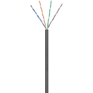 Skrętka CAT5e U/UTP PE żel AWG 24/1 Goobay 100m