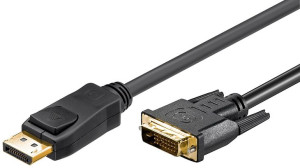 Kabel Display Port DP - DVI-D (24 pin) Goobay 5m