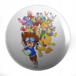 Przypinki Digimon Adventure Manga Anime DO WYBORU