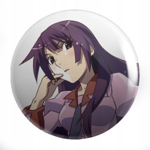 Przypinki Manga Anime Bakemonogatari DUŻO WZORÓW