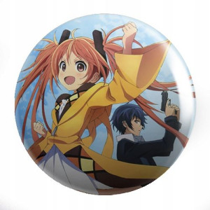 Przypinki Manga Anime Black Bullet DUŻO WZORÓW