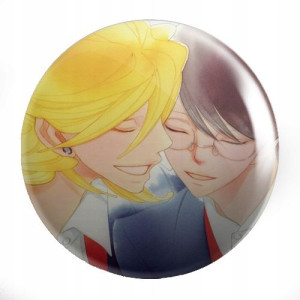 Przypinki Manga Anime Doukyuusei YAOI DUŻO WZORÓW