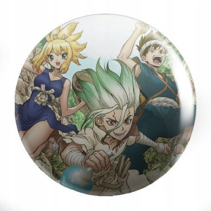 Przypinki Manga Anime Dr Stone DUŻY WYBÓR