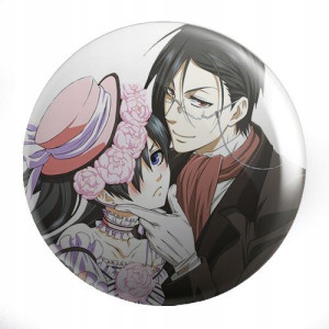 Przypinki Manga Anime Kuroshitsuji DUŻO WZORÓW