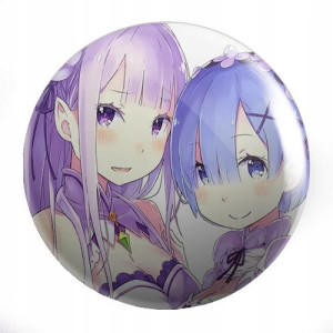 Przypinki Manga Anime Re Zero Re:Zero DUŻO WZORÓW