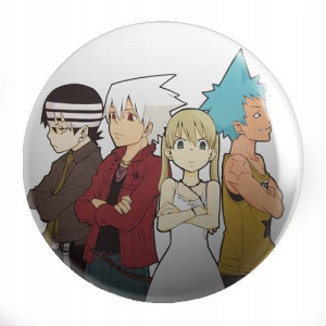 Przypinki Manga Anime Soul Eater DUŻY WYBÓR