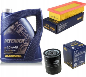 Zestaw Filtrów Seicento 1,1 +OLEJ 10W40 5L do 2000
