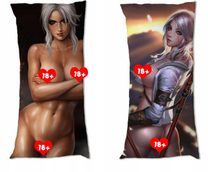 Dakimakura 2STR Wiedźmin Witcher Ciri DO WYBORU