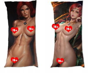 Dakimakura 2STR Wiedźmin Witcher Tris DO WYBORU