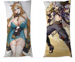 Dakimakura Genshin Impact Arataki Itto Gorou manga