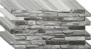 Panele Ścienne 3d Pvc Grey Stone Dekoracyjny 10x