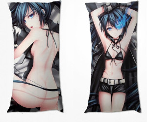 Dwustronna Dakimakura Black Rock Shooter Miku