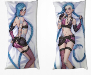 Dwustronna Dakimakura Jinx Ahri LoL DUŻO WZORÓW