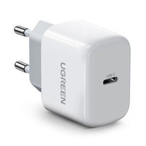 Ugreen mała szybka ładowarka sieciowa USB-C PD 20W biała (CD241)