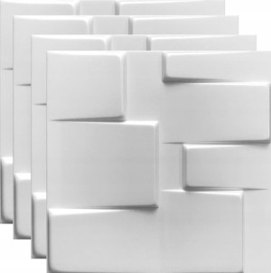 Kasetony Sufitowe 3d Białe Panele Tetris 1m2