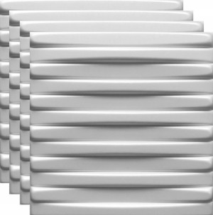 Kasetony 3d Białe Panele Ścienne Saturn Zestaw 1m2
