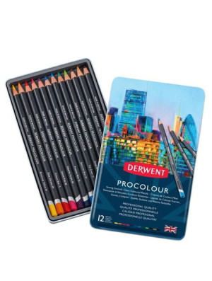 Kredki artystyczne Derwent Procolour 12 szt.