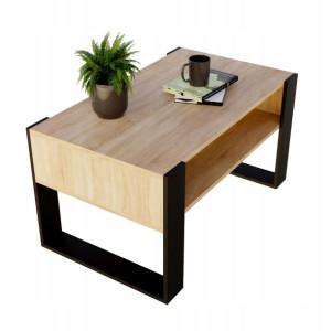 Stolik kawowy KARO ława loft retro Bardolino stół