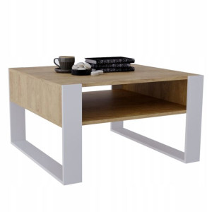 Stolik kawowy KARO ława loft stół 85cm dąb HIT