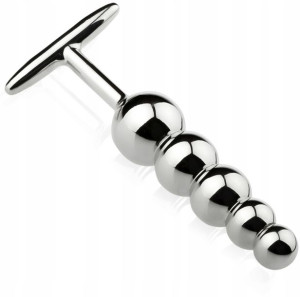 Sonda Analna Stalowy Korek Kulkowy Anal Plug 16 Cm
