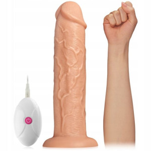 Wibrator 10 Funkcji Ogromny Penis Dildo Śr. 6 Cm