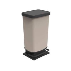 Kosz na śmieci z pedałem rotho paso eco 40l cappuccino