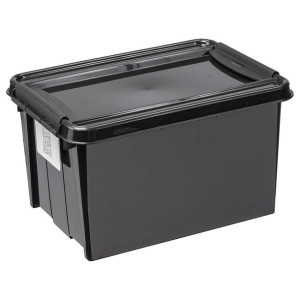 Pojemnik z pokrywą plastteam probox recycle qr 14l czarny