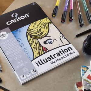 Blok do mangi i komiksu Canson Illustration A3 250g 12 ark.