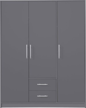 SZAFA GARDEROBA 150 cm Szuflady SPOTI Antracyt
