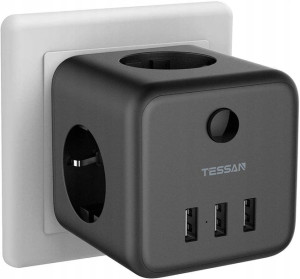 Listwa Zasilajaca Wielofunkcyjna Do Gniazdka + Usb