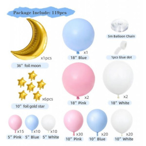 Zestaw Balonów 119szt