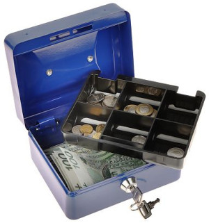 Kaseta Metalowa Na Pieniądze Box-150