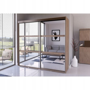 Szafa przesuwna LATE z lustrem 230cm