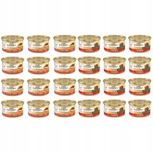 GOURMET GOLD wołowina mix 24x85g