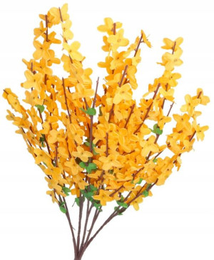 Forsycja Bukiet Forsycji Duży Sztuczne Kwiaty 60cm