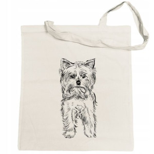 Torba na zakupy nadruk pies Yorkshire Terrier
