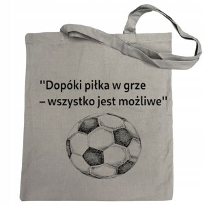 Torba na zakupy nadruk Piłkarska – piłka w grze