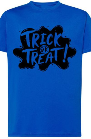 Trick or Treat Męski Tshirt Halloween Nadruk r.3XL
