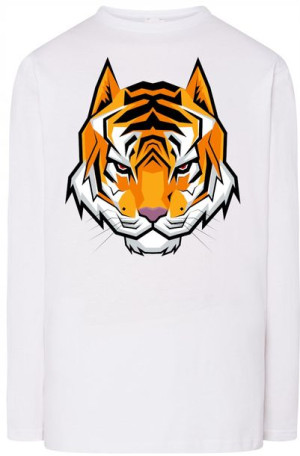 Tygrys Kolorowy Męska Modna Bluza Longsleeve R.4XL