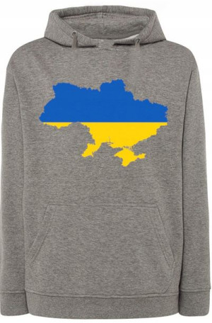 Ukraina Granice Męska Bluza Kaptur r.3XL