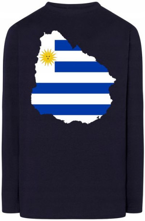 Urugwaj Męska Modna Bluza LongsleeveNadruk R.XS