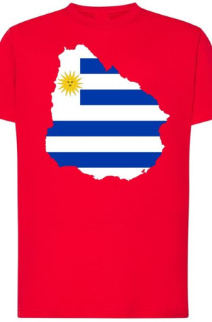 Urugwaj Męski Modny T-shirt Lato Nadruk Rozm.4XL