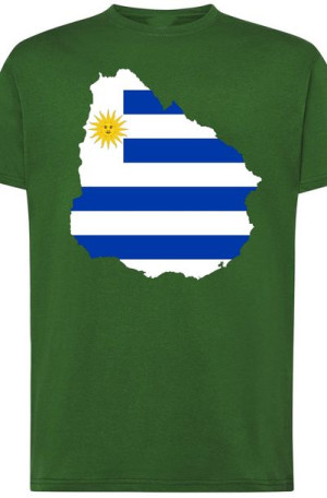 Urugwaj Męski Modny T-shirt Lato Nadruk Rozm.M