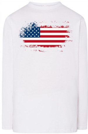 USA Flaga Męska Bluza Longsleeve Rozm.XL
