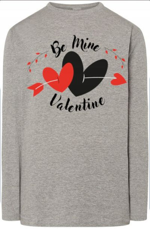 Walentynki Be Mine Bluza Longsleeve r.4XL