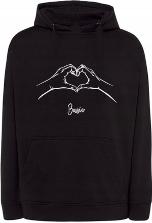 Walentynki Bluza nadruk Love Miłość r.S