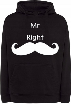 Walentynki Bluza nadruk Mr Right r.5XL