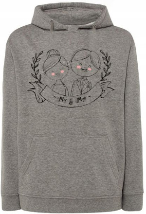 Walentynki Bluza nadruk Para Młoda Mr Mrs r.L