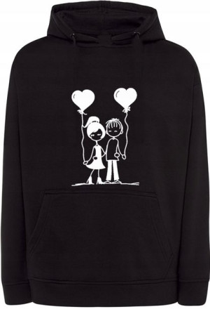 Walentynki Bluza nadruk Para Serca r.L