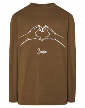 Walentynki Longsleeve = Basic Love MIŁOŚĆ r.S